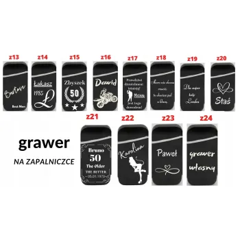 Zapalniczka Plazmowa Vip z Grawerami Prezent Walentynki Dla niego